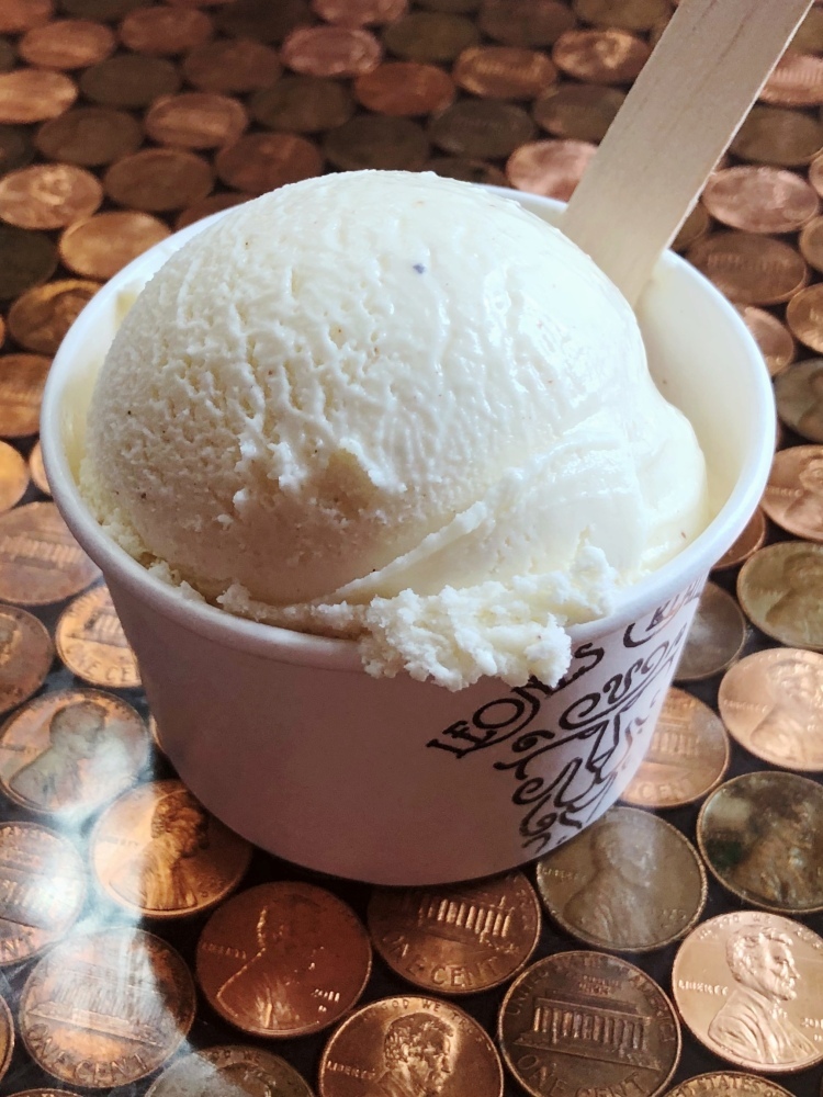 Our ice cream version of that nostalgic holiday drink! Made with real eggnog and notes of rum and nutmeg - enjoy a scoop (or more) to get into that holiday spirit!