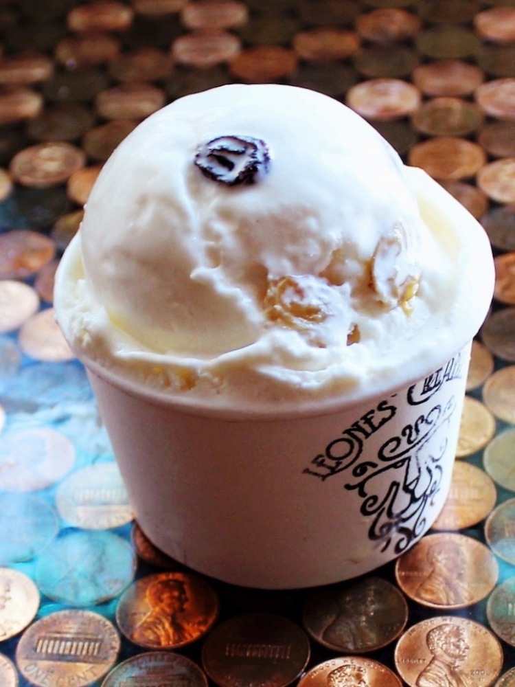 Perfectly nostalgic and classic! With notes of caramel and rum, and riddled with plump rum-soaked raisins throughout.