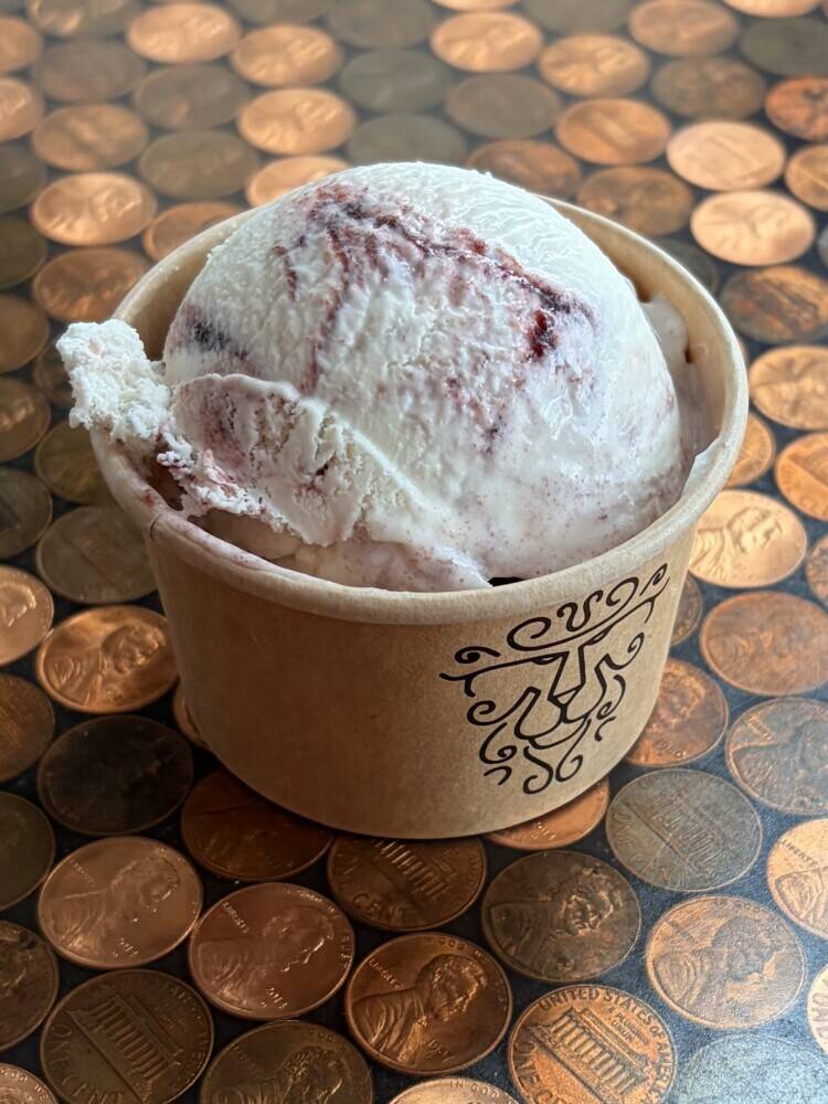 Vegan Coconut with Plum Jam