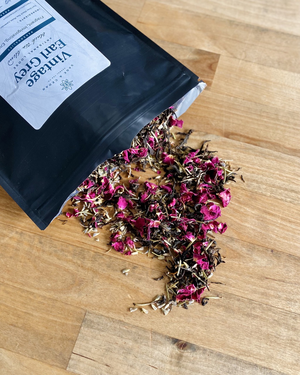 Sage & Cedar's Vintage Earl Grey tea!